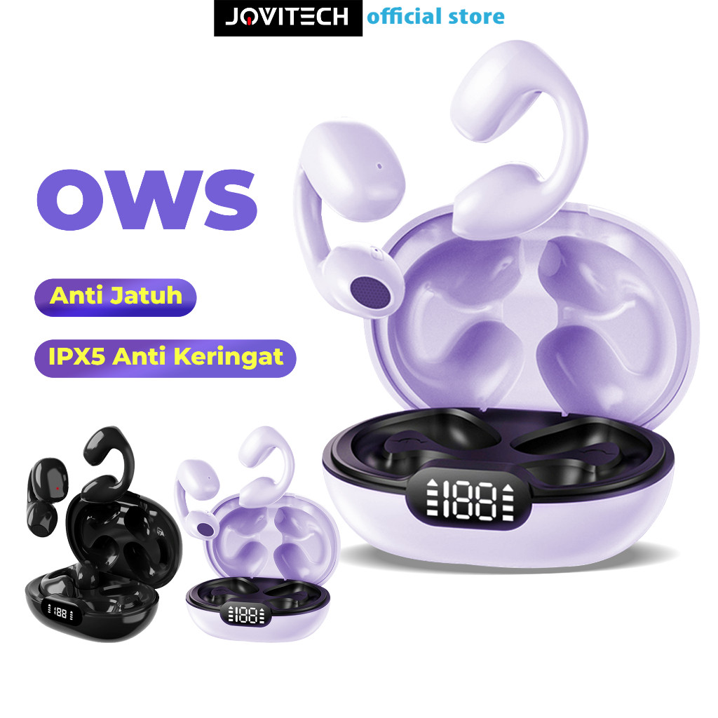 【COD】Jovitech Wireless Ear Clip Earphone Bluetooth TWS Earphone Headset  HiFi Sport  Stereo Ear Clip