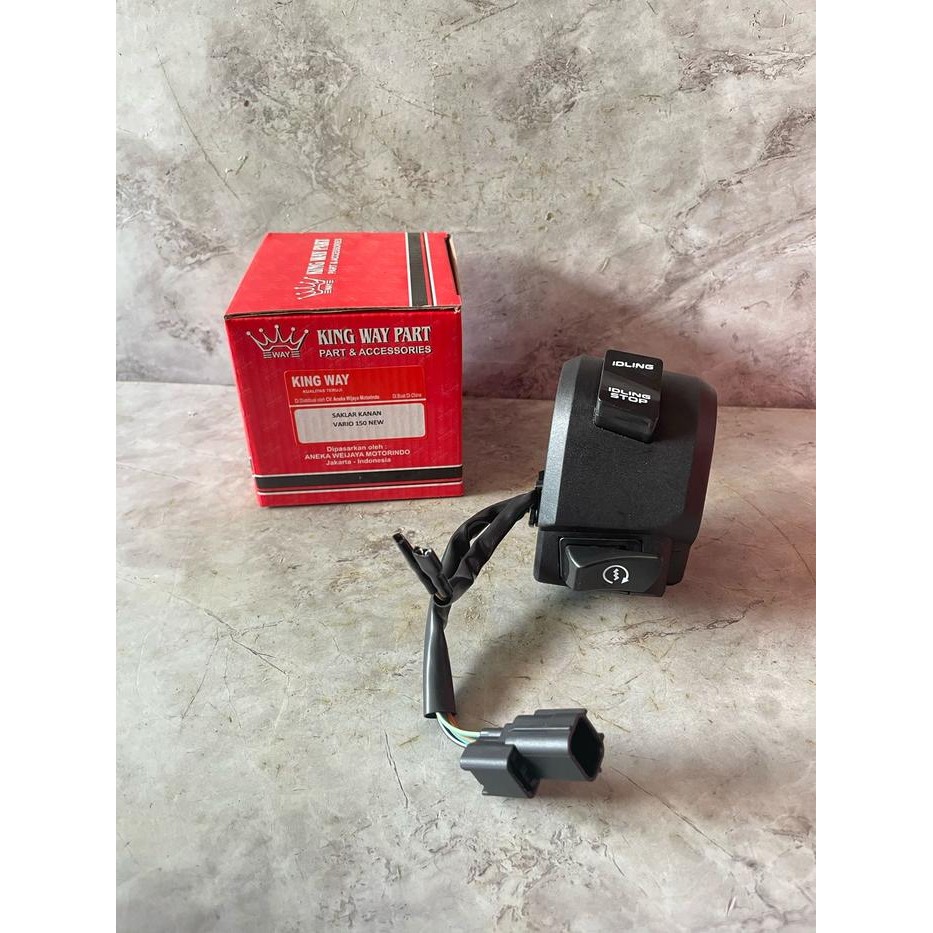 (KW) SAKLAR KANAN HOLDER KANAN VARIO 150 VARIO 125 NEW LED ISS 2018 UP