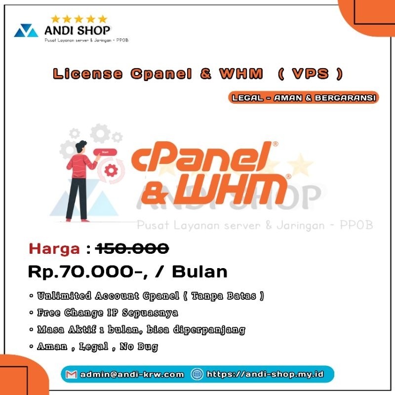 License cPanel & WHM Murah