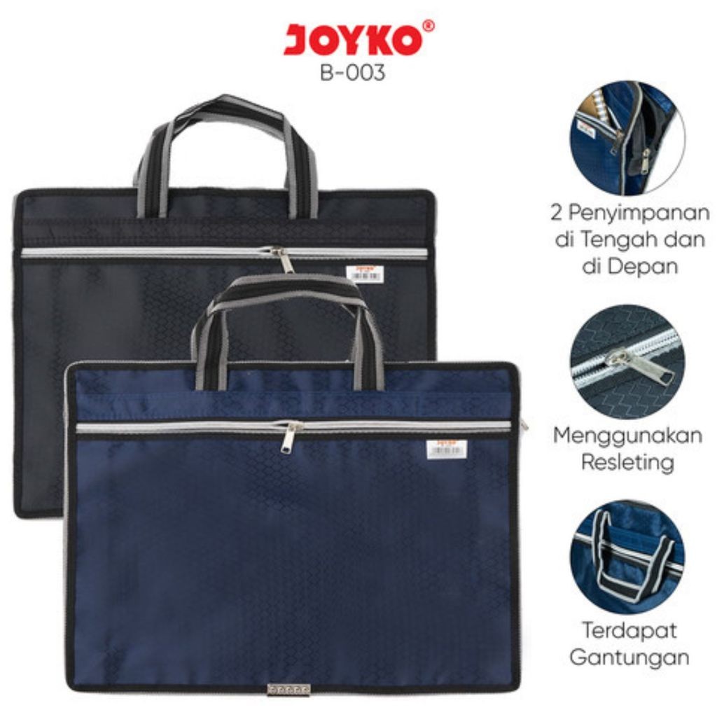 

Tas File Dokumen Joyko B-003 Folder Bag Kain Multifungsi Tas Folder File Kain