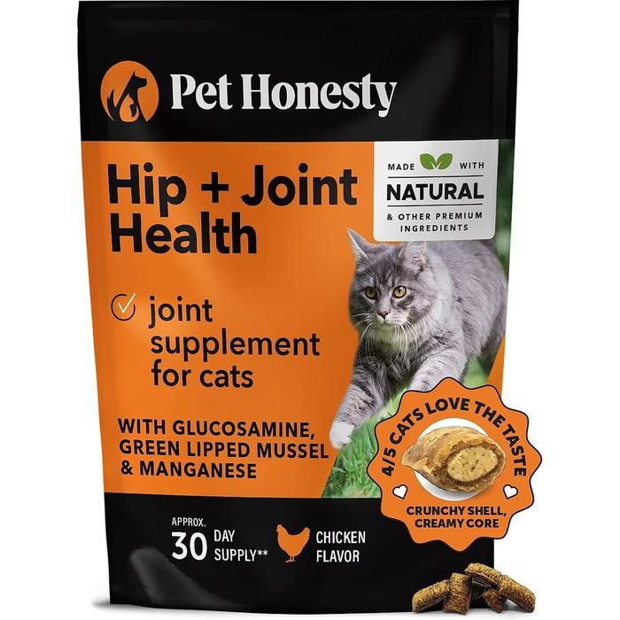 Pet Honesty Cat Hip & Joint Supplement PetHonesty Glucosamine Vitamin Sendi Pinggang Kucing Senior