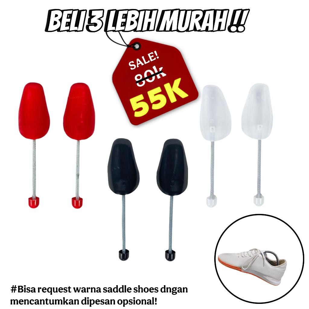 GROSIR PAKET HEMAT 3 PCS Saddle Shoes Futsal Sadel Catokan Alat Penyangga Sepatu Bola Sneaker Sadhle