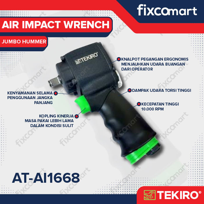 

Tekiro Air Impact Wrench Jumbo Hammer 1/2 Inch