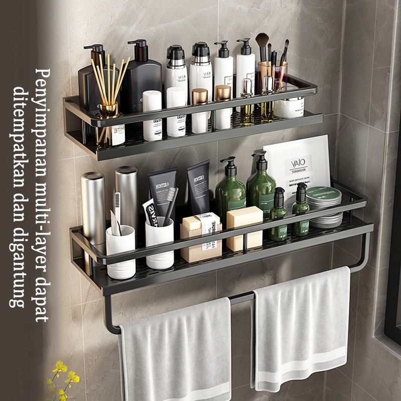 Rak Dapur Kamar Mandi, Rak Dapur Kamar Mandi, Tahan Air, Kuat, Tidak Perlu Pengeboran