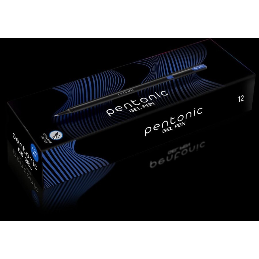 

Pentonic Gel Pen 0.6 mm | Pena Gel | Pulpen - 12pcs