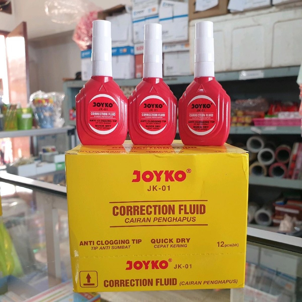 

Joyko Tipex Cair JK-01 Anti Sumbat - 1 Pcs Stationery