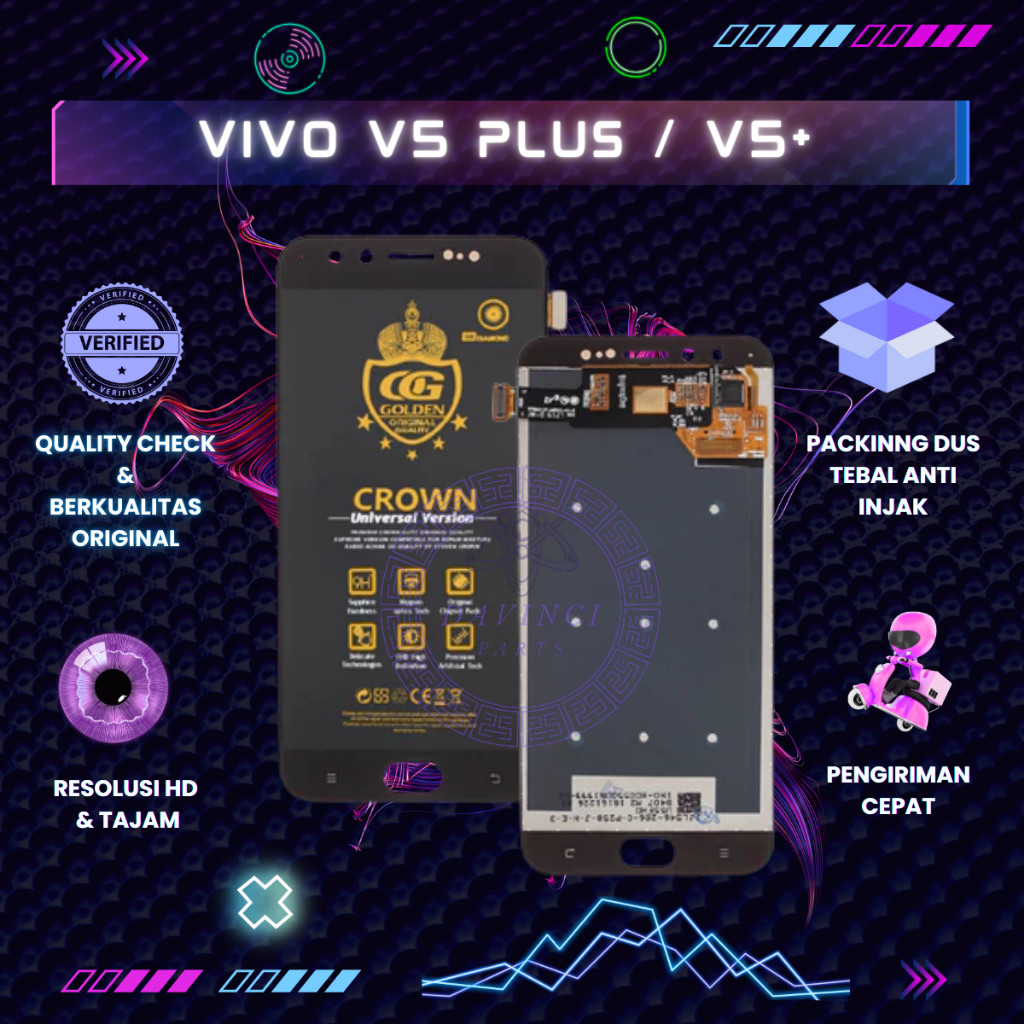 LCD VIVO V5 PLUS / VIVO 1611 TOUCHSCREEN FULLSET COMPLETE ORIGINAL