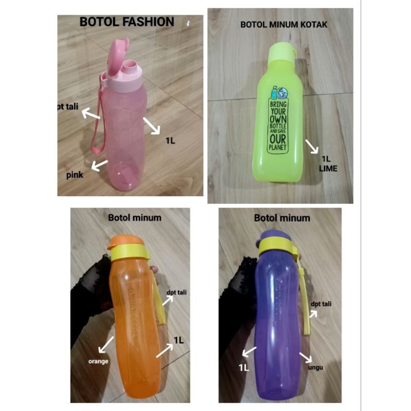 ORIGINAL  TUPPERWARE BOTOL MINUM 1L