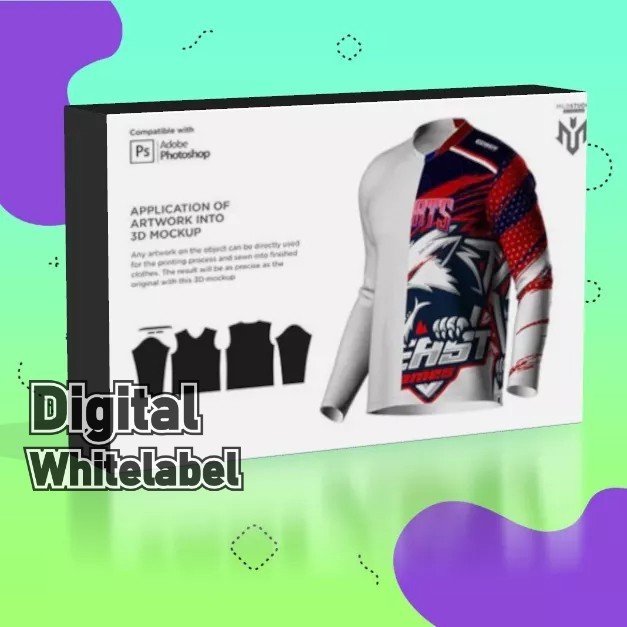 3d Double V Neck Jersey Mockup