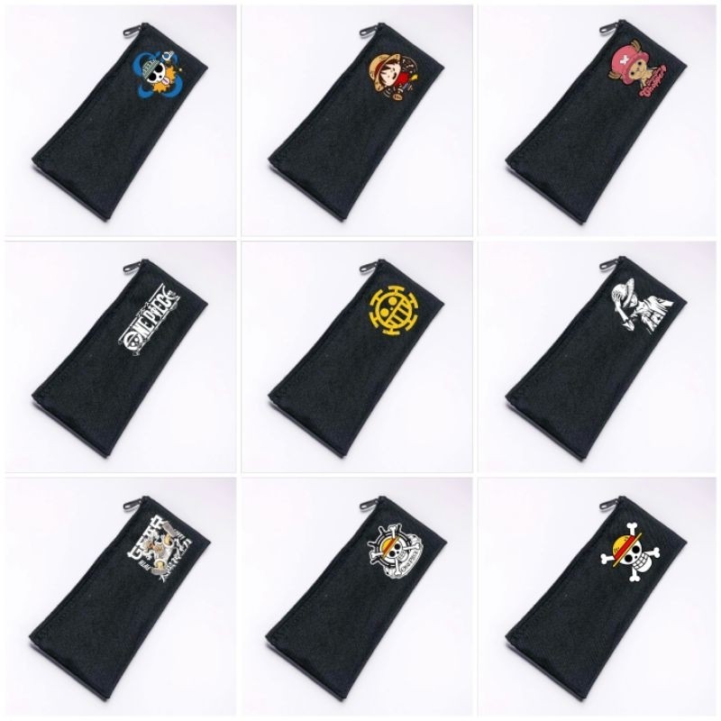

Murazhshop - Pouch Tempat Pensil Anime One Piece Luffy Murah Bahan Kain Souvenir Pernikahan Bisa COD