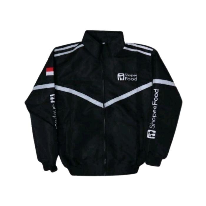 JAKET DRIVER HITAM SOPHEE FOOD TEARU - HITAM, M