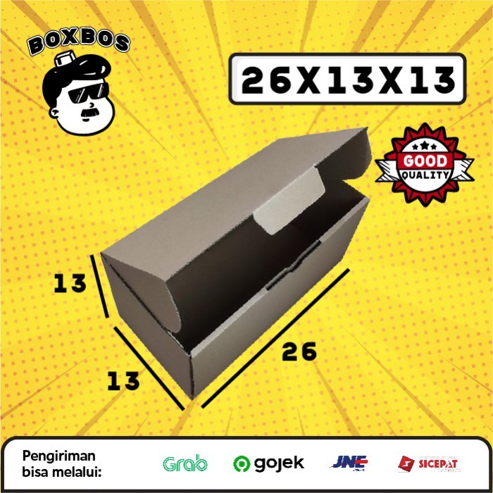 

26x13x13 CM Pizza KARDUS Corrugated Packaging Box packing Diecut