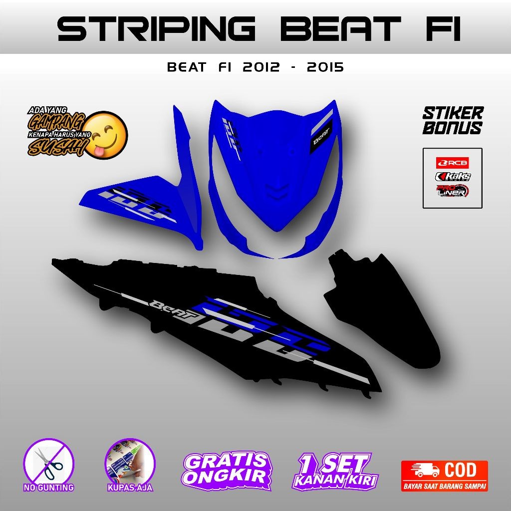 STRIPING BEAT FI VIETNAM / STRIPING BEAT VIRAL / STIKER BEAT / STRIPING MOTOR MATIC 
