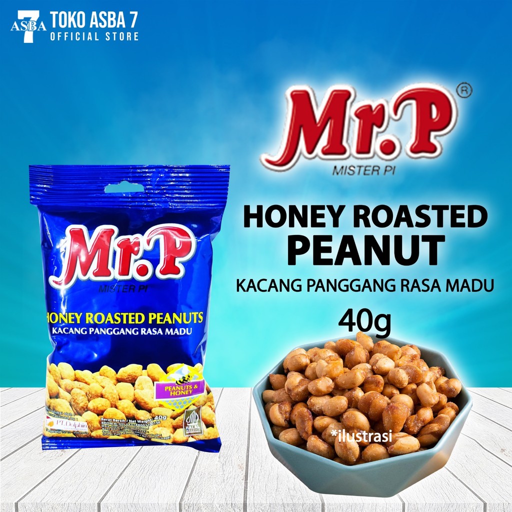 

MR P HONEY ROASTED PEANUTS 40G