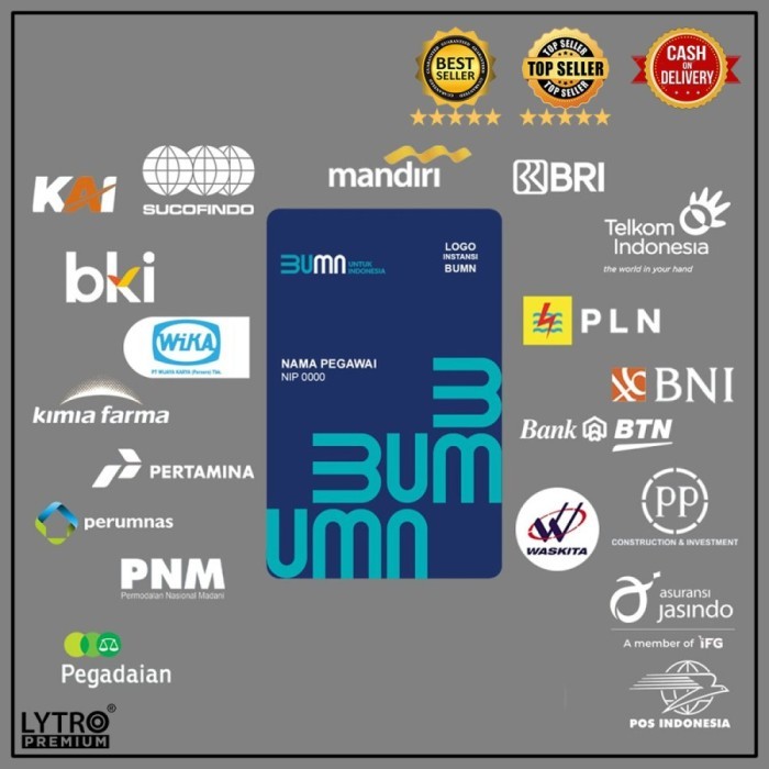 ID CARD BUMN - MERCHANDISE BUMN - Emoney - Brizzi - Tapcash Custom - Tapcash
