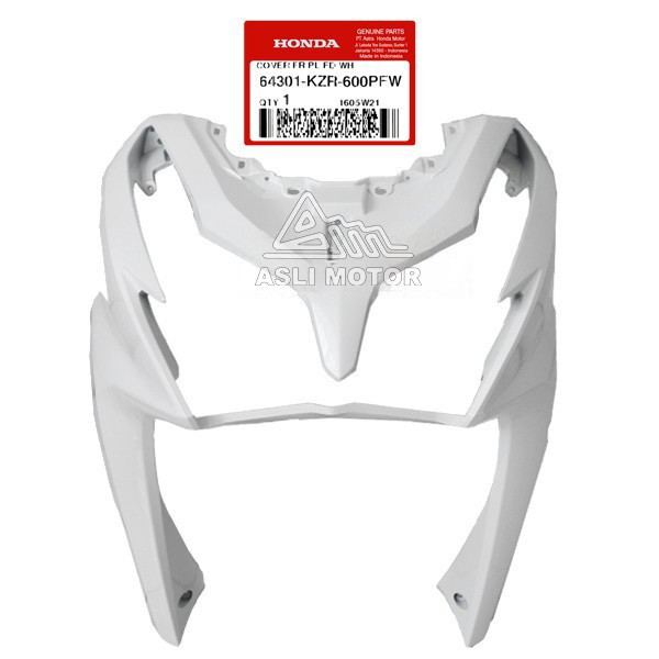 64301-KZR-600PFW Cover Front Tameng Lampu Depan Vario 125 Old Putih