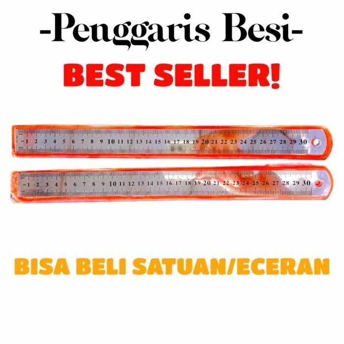 

penggaris besi 30cm - penggaris besi murah