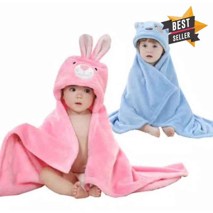 Selimut Bayi Tebal / Baby Blanket / Selimut Topi Bayi (hoodie) / Selimut Tidur Bayi BS-03 Selimut Ba