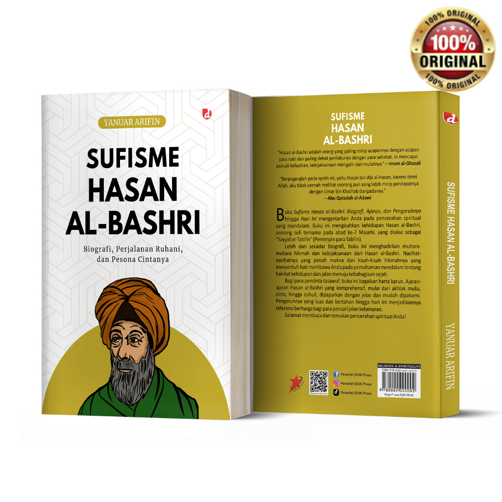 Buku Sufisme Hasan Al-Bashri (Biografi, Perjalanan Ruhani & Pesona Cintanya)