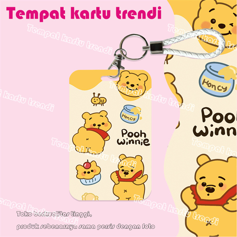 

ID CARD HOLDER, Tempat Kartu Kartun Winnie The Pooh, Cocok untuk Kantor/Sekolah, Tempat Kartu Pelajar/Tempat Kartu Transportasi, Tempat Kartu Akses, Tempat Kartu Tanda Penduduk, Tempat Kartu Nama.