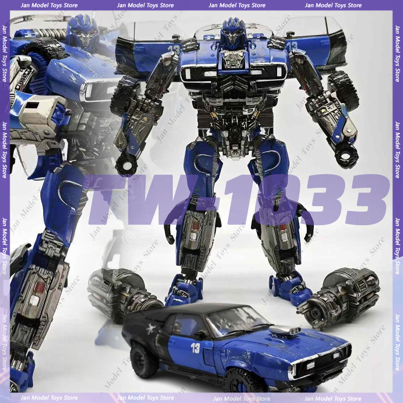 

BAIWEI TW-1033 Transformation Action Figure Collection KO SS46 Jolt Bouncing Ball Blue Warrior Robot Toy Christmas Gift Custom