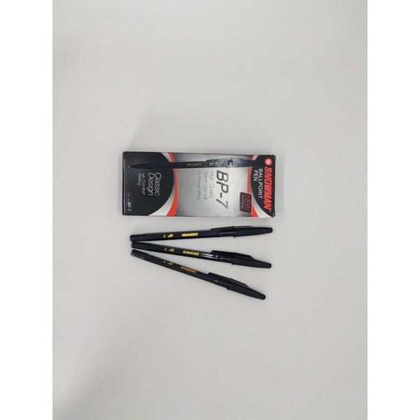 

[SG] BOLPOINT SNOWMAN BP7 HITAM/PEN SNOWMAN/BULPEN SNOWMAN HITAM
