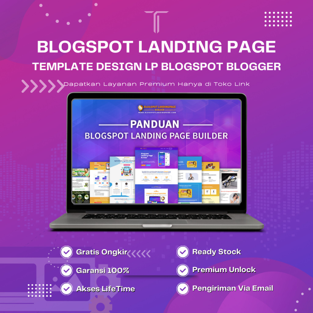 Blogspot Landing Page Builder - 1 Tema Untuk Semua Jenis LP Termurah