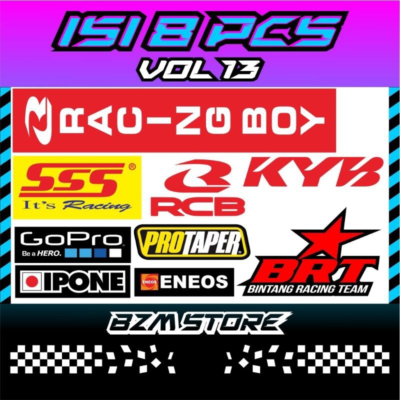 

Stiker Vol13 Isi 8pcs Original