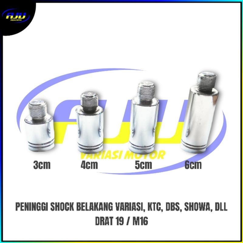 Peninggi Shock Belakang Sambungan Shockbreaker belakang untuk shockbreaker tabung anting variasi, DR