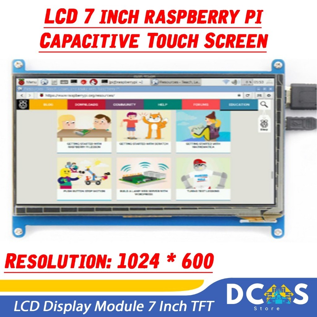 LCD 7 inch raspberry pi Capacitive Touch Screen LCD HDMI interface