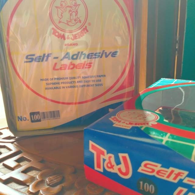 

Promo Label Tom & Jerry / Sticker Tom and Jerry Ukuran Besar - 1 box isi 25 pack