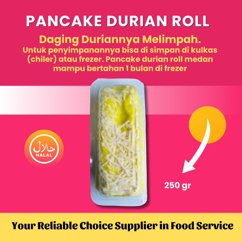 

Pancake Durian Roll Medan Viral