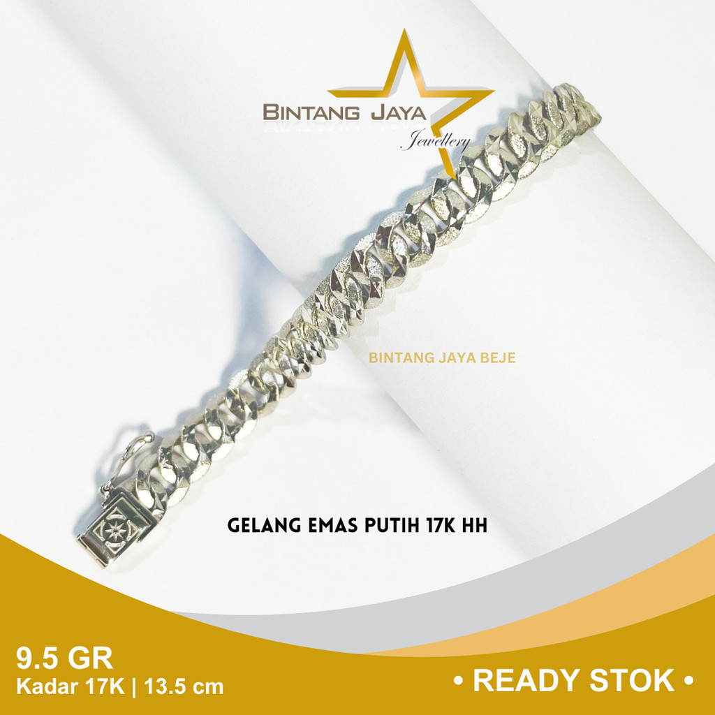 Gelang Emas An4k Kadar 700 16K Berat 9.5 gr gram Panjang 13.5 cm Model Rantai Sisik Naga Kait Klep G