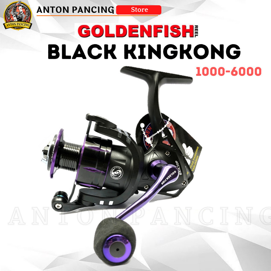 Reel Pancing Golden Fish BLACK KINGKONG 1000 2000 3000 4000 5000 6000 Power Handle Terbaru