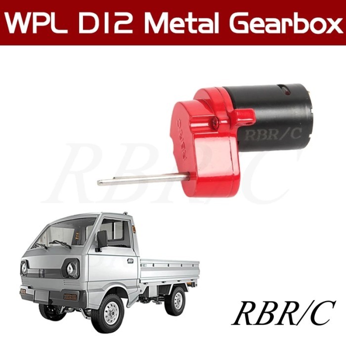 gearbox metal hi speed WPL D12 D42 - Putih