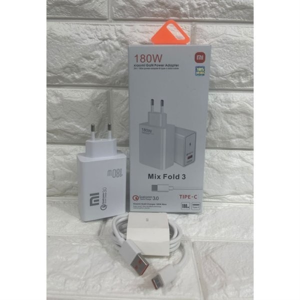 CHARGER XIAOMI MIX FOLD 3 180W SUPPORT FAST CHARGING QC 3.0 FOLD3