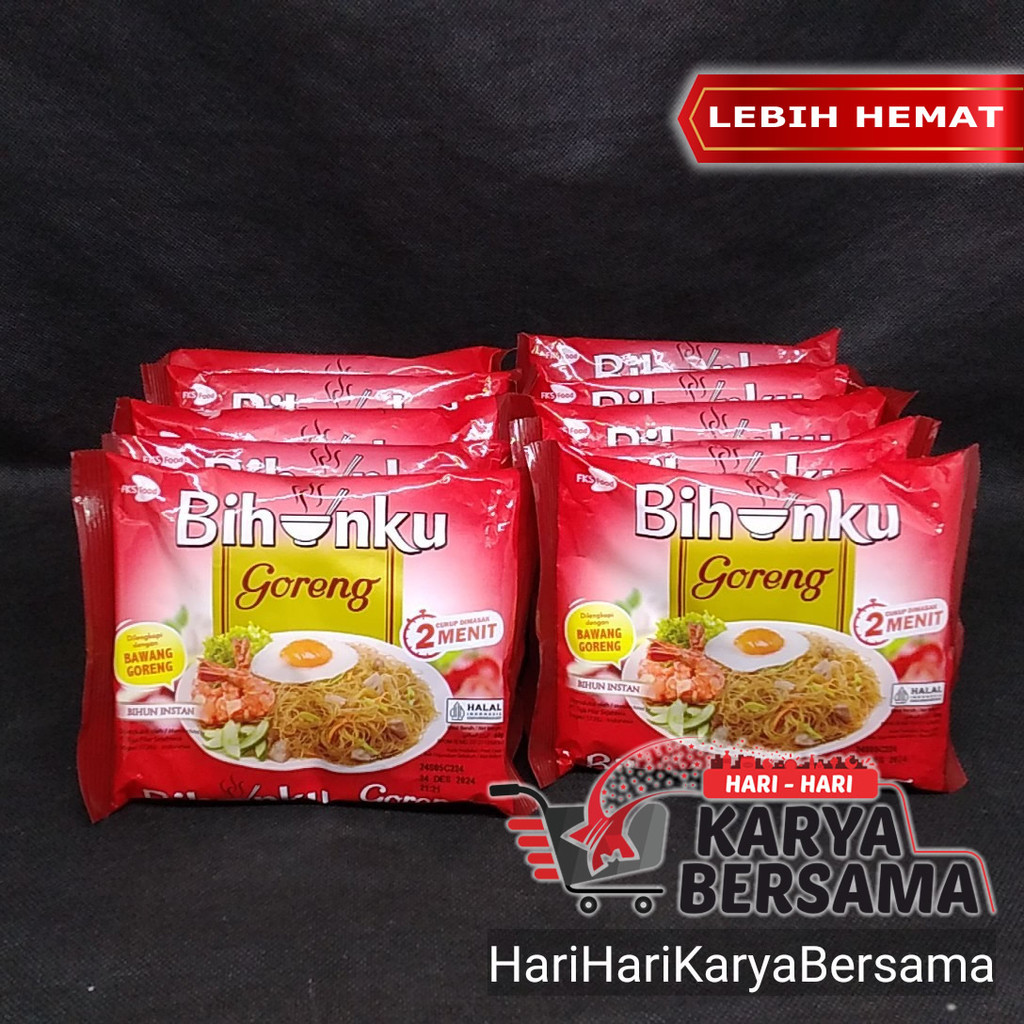 

MI INSTAN BIHUNKU GORENG SPESIAL PACK 10'S X 60GR