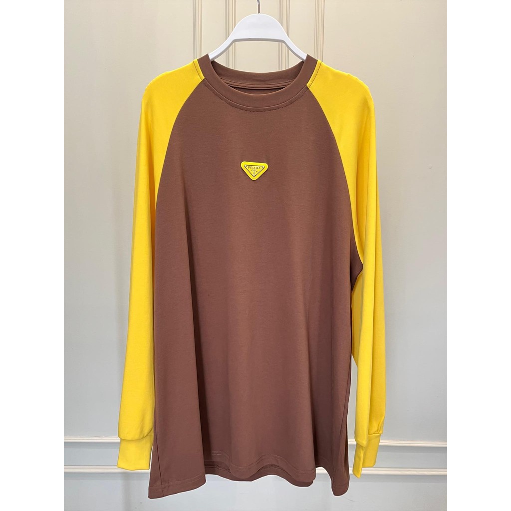 KAOS WANITA LENGAN PANJANG / KAOS TWOTONE CASUAL DAILYWEAR 63618