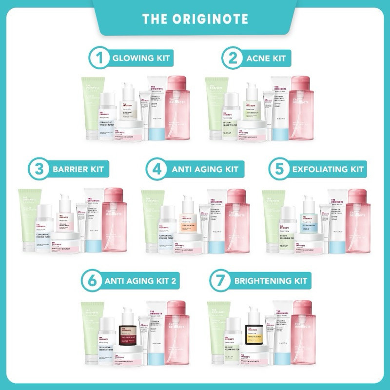 Special bundle 7 in 1 kit the iriginote skin care