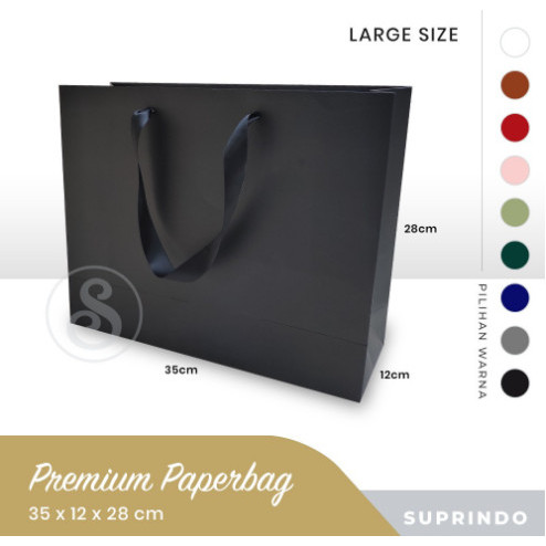 

RB001 Premium Paper bag BESAR & JUMBO/Kantong kado - Besar