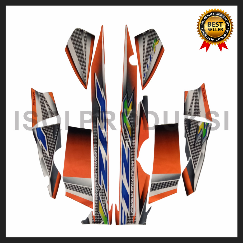 STIKER STRIPING YAMAHA F1ZR F1ZR 2004 LIS LES BODY YAMAHA F1ZR 2004