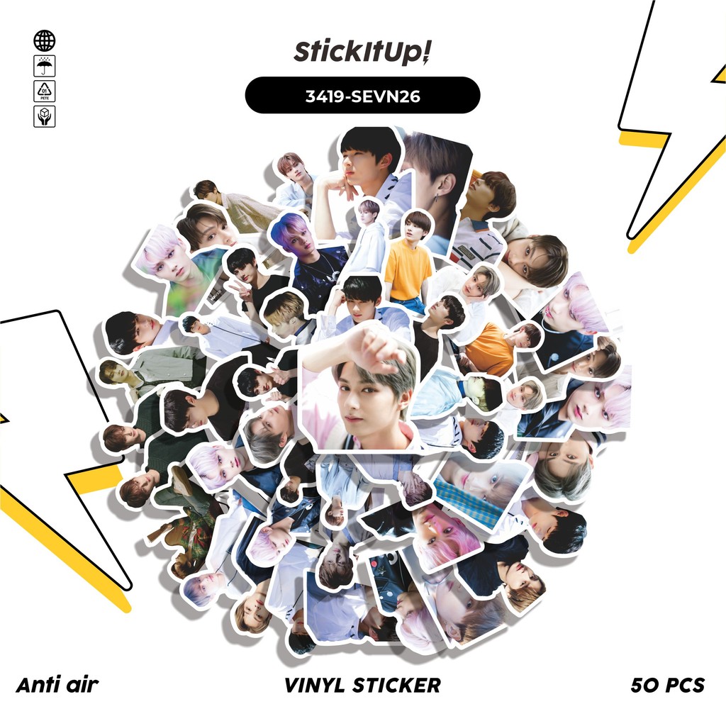 

COD✨ 50 Pcs Stiker JUN SERIES 01 Lucu Anti Air Untuk Dekorasi Notebook Sepeda Skateboard Handphone DIY