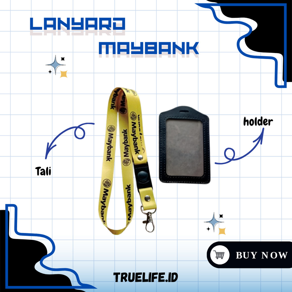

Tali ID Card/Lanyard MAYBANK [READY STOCK]