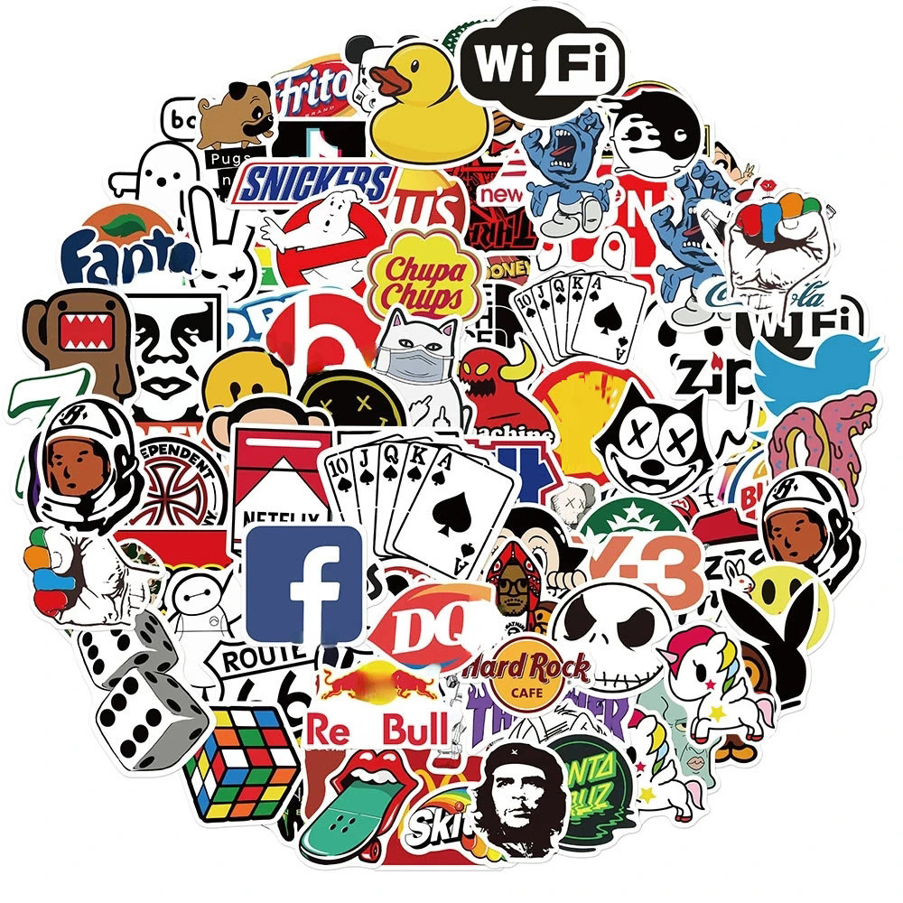 

10/25/50/100Pcs Disney Street Fashion Logo Graffiti Stickers Aesthetic Laptop Skateboard Phone Waterproof Decal Sticker Pack Kid