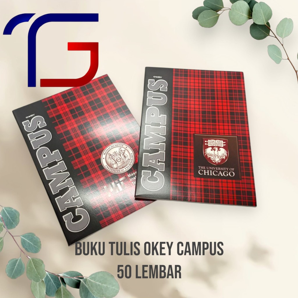 

Buku Tulis Sekolah Okey Campus 50 Lembar Kertas Berkualitas
