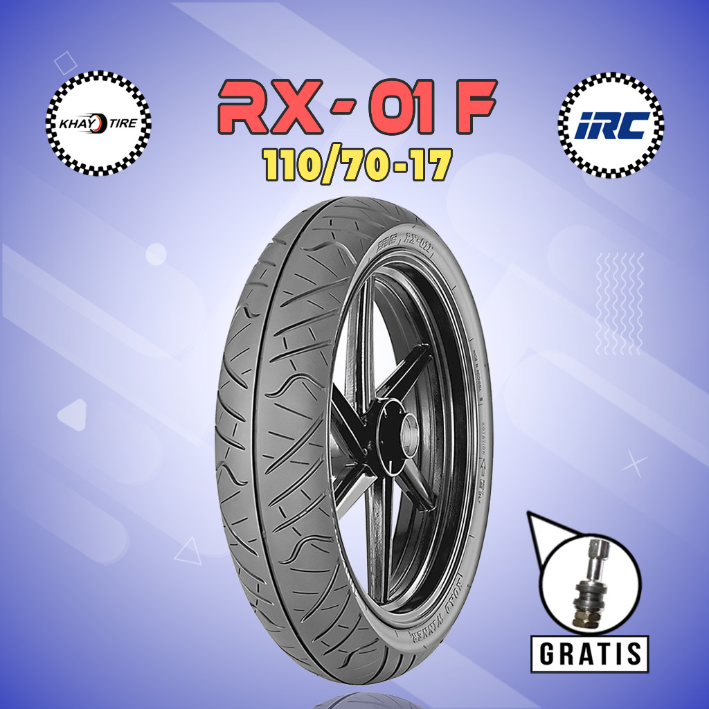 Ban Motor Sport - GTR - MX KING - Supermoto IRC RX-01F 110/70 Ring 17 Tubeless