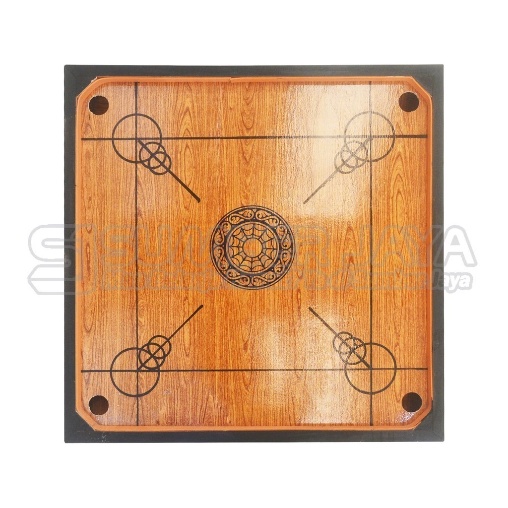 Papan Mainan Board Game Meja Karambol Kayu Besar Tanggung Murah Awet