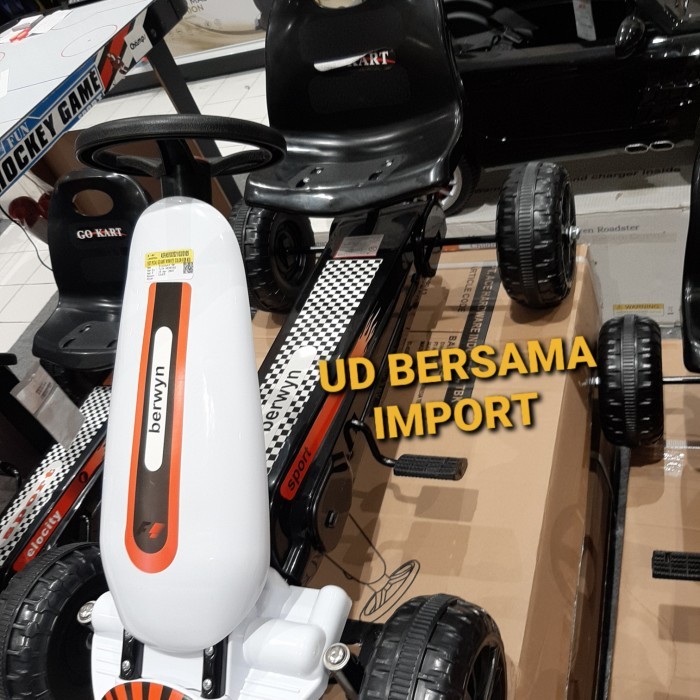 BERWYN GO KART SEPEDA ANAK PUTIH MOBIL GOKART KAYUH ANAK ORIGINAL