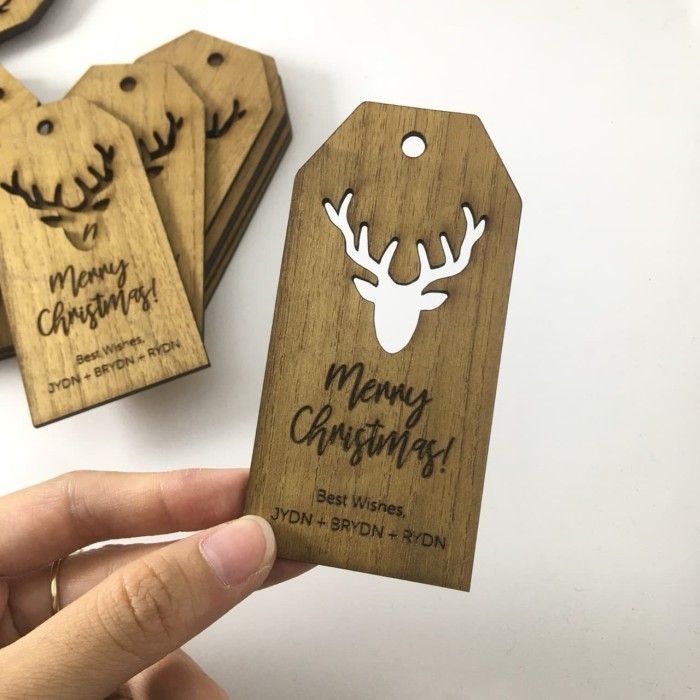 

Hang Tag Rudolph 5 x 10 cm