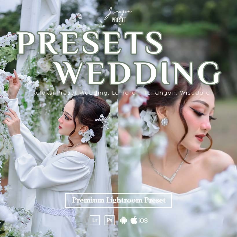 PRESET WEDDING CLEAN - Lightroom Preset PREMIUM - DESKTOP/IOS/ANDROID/ACR
